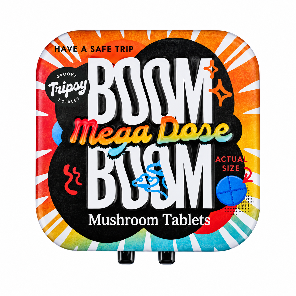 Tripsy BOOM BOOM 10ct. Mega Dose Mushroom Tablets
