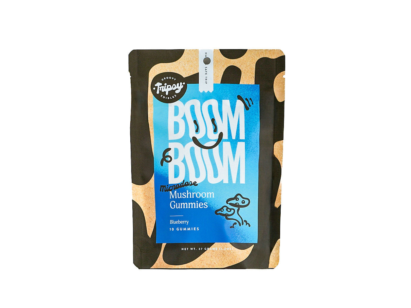 Tripsy BOOM BOOM 10ct. Microdose Mushroom Gummies, Blueberry