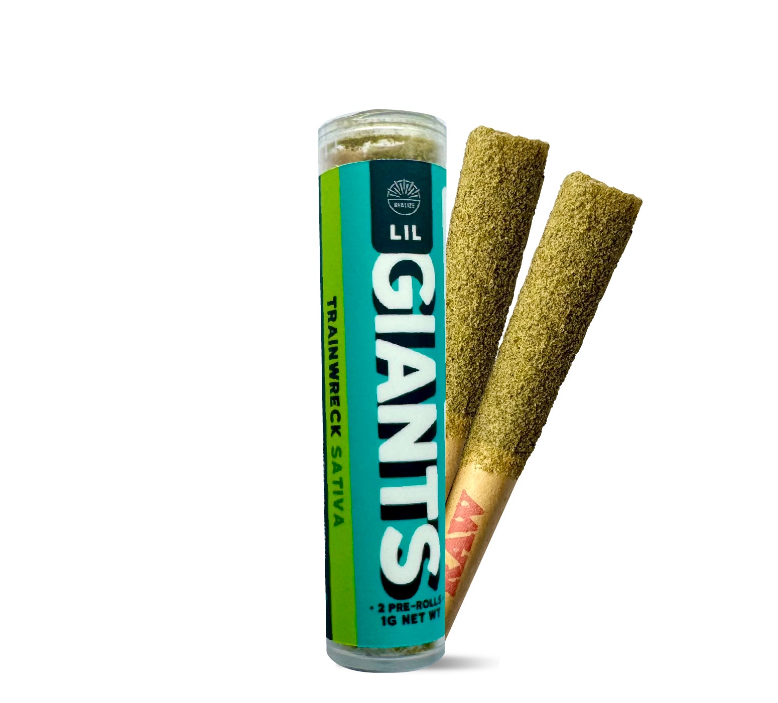 Realize Lil Giants Pre-Rolls, Trainwreck, 0.5g x 2