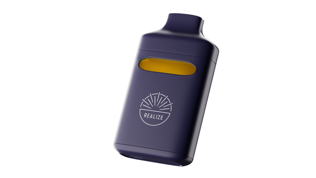 Wholesale - Realize Diamond Bar, Blackberry Kush - 4g Disposable Vape